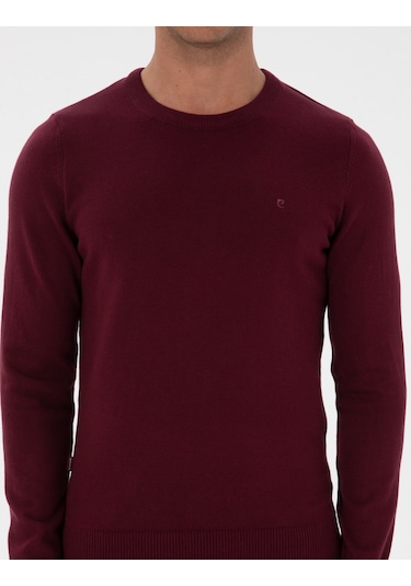 Pierre Cardin Erkek Plum Kazak /triko 50315509-vr177 Plum