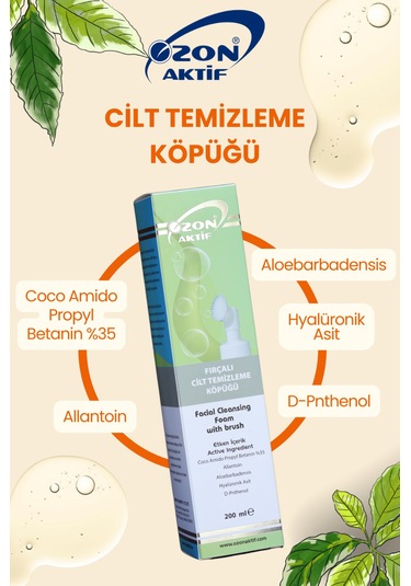 Ozon Aktif Cilt Temizleme Köpüğü
