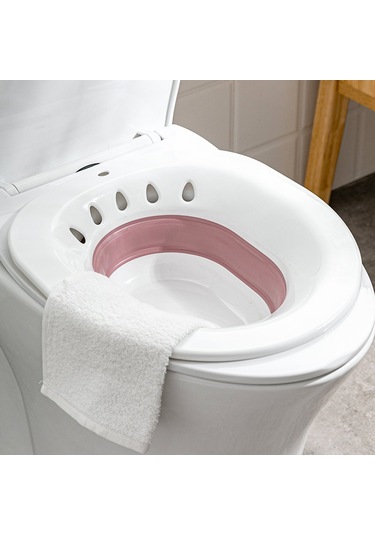 Samdoo Gri Durağan Materyal Kadın Doğum Sonrası Tuvalet Banyosu - Kolay Kurulum, Katlanabilir Tasarım, Odorsuz