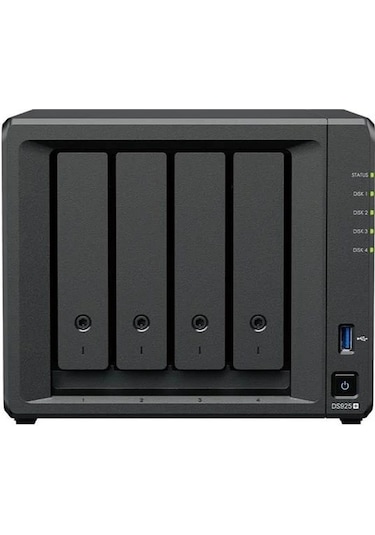 Synology Ds925-4g Plus Ryzen V1500b-4gb Ram- 4-diskli Nas Server Disksiz
