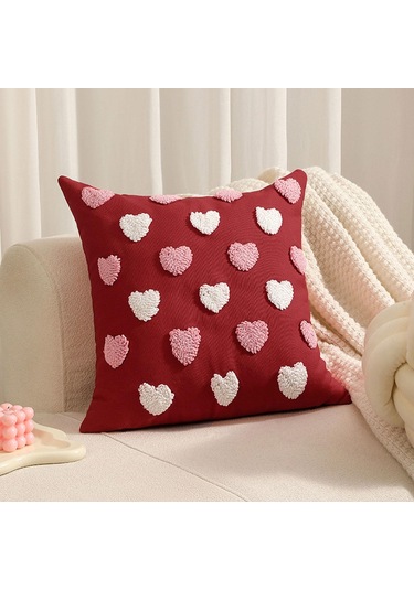 Suntek Nakışlı Yastık Kılıfı Kanepe Oturma Odası Yatak Ev Stil D