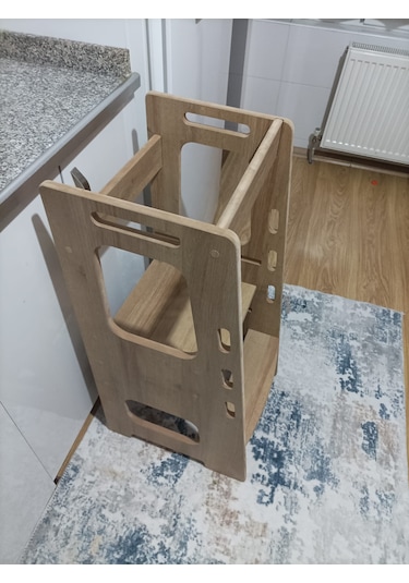 Öğrenme Kulesi - Montessori Learning Tower Ahşap