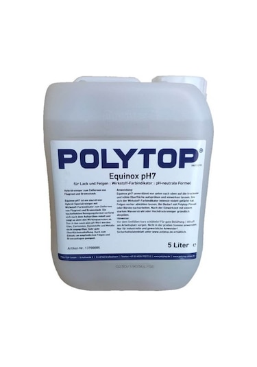 Polytop Equinox Ph7 Demir Tozu Temizleyici 5 L