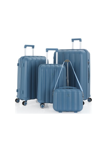 Mçs Polipropilen 4lü Valiz Seti V305 S21yy1000080-set 10227 Sky Blue