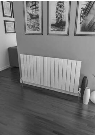 Warma Teos Çelik Radyatör 1195x600 Pütürlü Beyaz Ral 9016