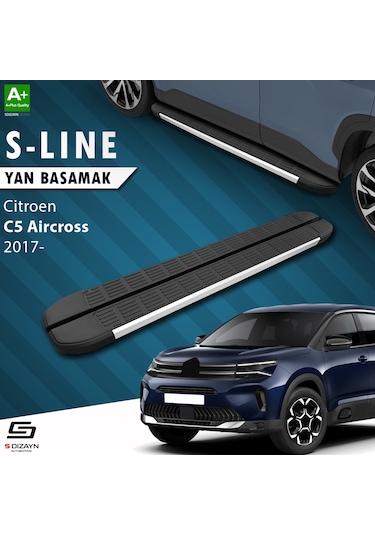 S-Dizayn Citroen C5 Aircross S-Line Aluminyum Yan Basamak 193 Cm