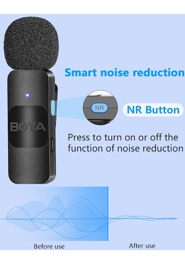 Boya By-v20 One-trigger-two 2.4g Kablosuz Mikrofon