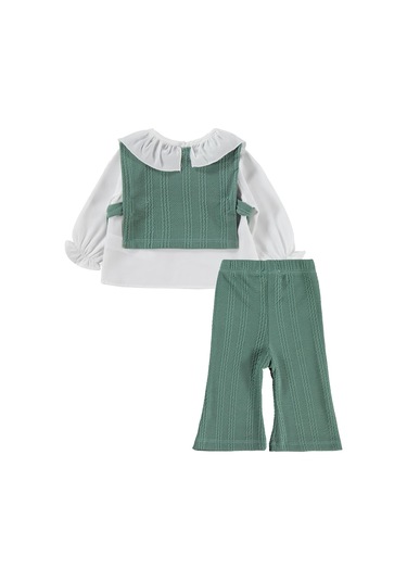 Civil Baby Bebe Yakalı 6-18 Ay Takım - Yeşil Çağla Yeşili