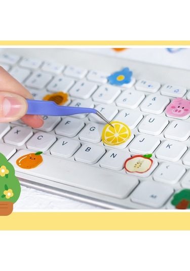 Cbtx 8 Pcs Washi Bant Sütlü Serisi El-boyalı Renkli Temel El Kitabı Dekorasyon Çıkartması