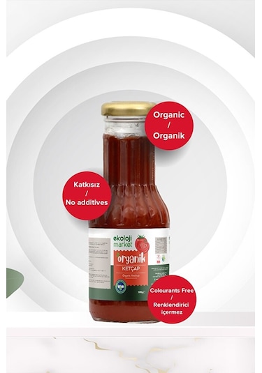 Organik Ketçap Tatlı 280 Gr
