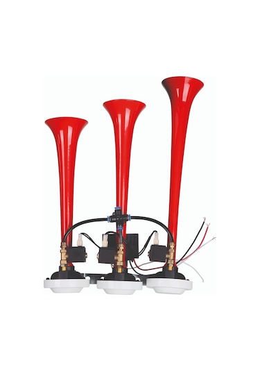 24 Volt Havalı Korna 3 Borulu Saydırmalı Dali Dali Wolfram 60124
