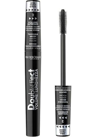 Deborah Milano Double Effect Maskara Siyah