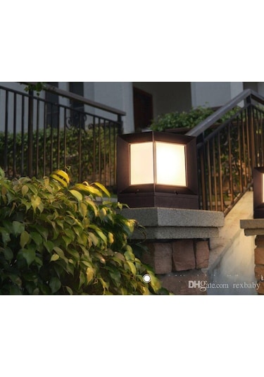 10 Adet Kare Küp Bahçe Aydınlatma Armatürü - Set Üstü Aplik Diğer