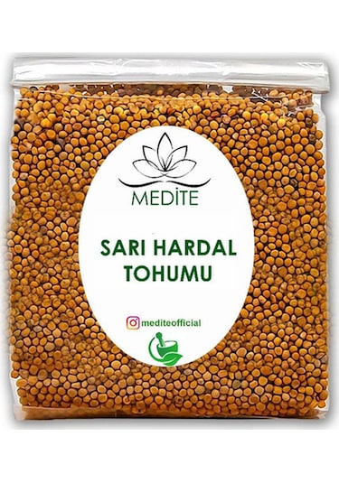 Sarı Hardal Tohum Tane Brassicaalba Yeni Hasat 150 Gr