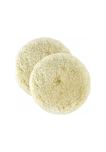 Pazly Yün Parlatma Diski 4 İnç Tek Taraflı Araba Parlatma Ağdası 2 Paket