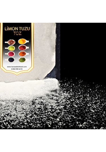 Hanzade Bitkisel Limon Tuzu Toz 1 KG
