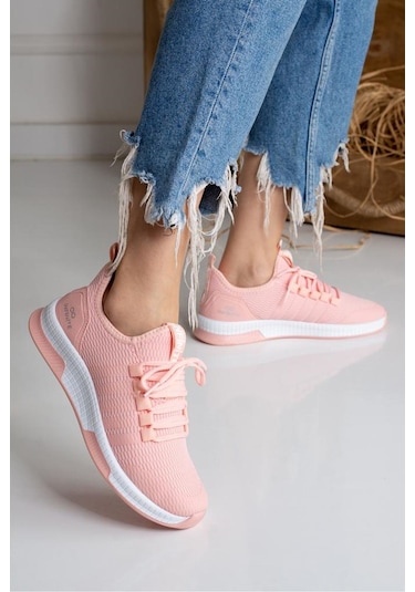 EPAAVM - Fileli Pembe Spor Ayakkabı - MİA2606 Pembe