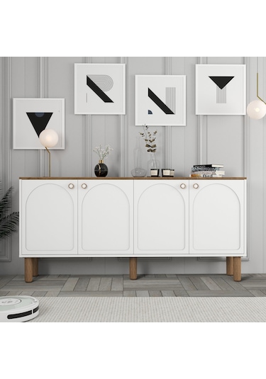 Bohem Konsol - Beyaz Beyaz