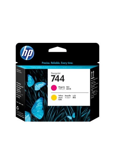 Hp 744 F9J87A Sarı-Kırmızı Baskı Kafası