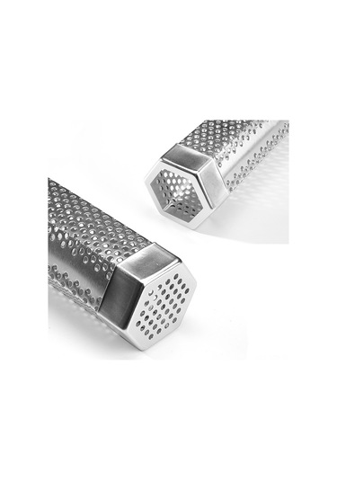 Yuntech01 304 Paslanmaz Çelik Füme Tüpü, Harika Lezzetler İçin Dışarıda Ve Evde Izgara Aleti, 5 Saat Süreli Sürekli Füme Sağlar Çok Renkli