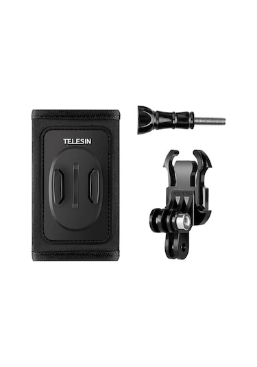 Ayex Backpack Strap Mount Telesin Gp-bpm-003 Aksiyon Kamera Çanta Askı Aparatı Gopro, Djı İle Uyumlu