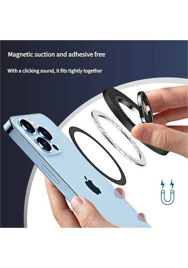Tysm Joyjadehub Magsafe Manyetik Döndür 360 Güçlü Emiş Tutucu İphone Uyumlu 16-12 Serisi 1pc