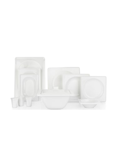 Schafer Blanc Bone Yemek Takımı 60 Parça-beyaz