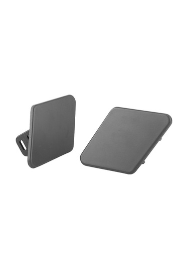 Geeroyoo Bmw 3 Serisi E90 2005-2009 Ön Tampon Far Yıkama Kapakları - Mat Siyah Dayanıklı Plastik Koruyucu Kapaçık Çifti