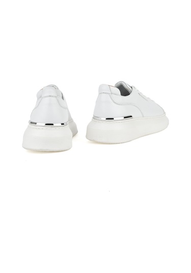 Ziya, Erkek Hakiki Deri Sneaker 151987z024 Beyaz 151987z024 500 Beyaz