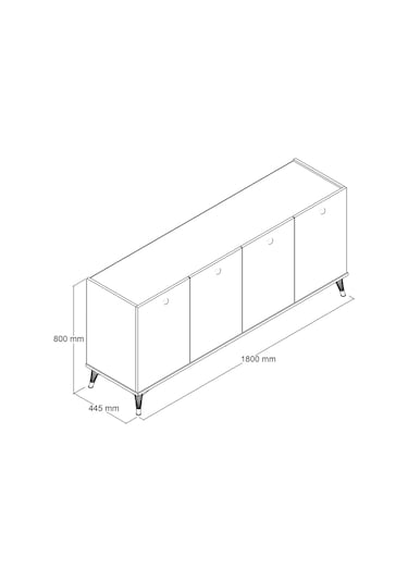 Moxenmobilya Moxen Mk1 Mira Konsol Beyaz