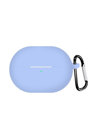 Microsonic Huawei Freebuds Pro 4 Kılıf Askılı Mat Silikon Mavi