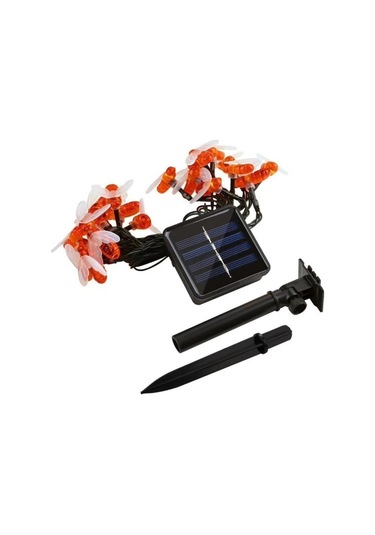 Cbtx Bahçe Aydınlatma 6.5m 30 Leds Arı Güneş Enerjili Sıcak Beyaz Açık Bahçe Dekoratif Dize Işık Peri Lambası 100ma / 1.2v Güneş Paneli