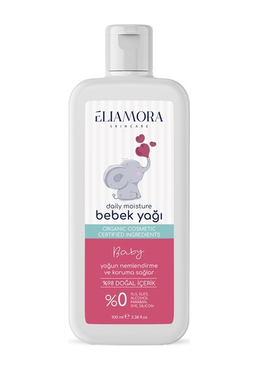 Eliamora Besleyici Koruyucu Organik Bebek Bakım Yağı