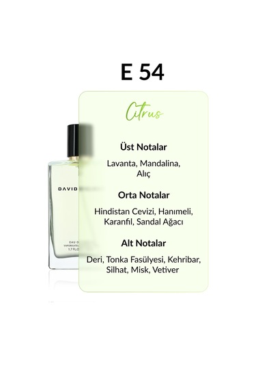 David Walker E54 Nonses Erkek Parfüm EDP 50 ML