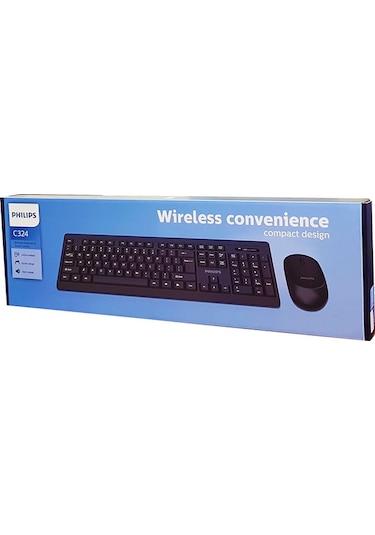 Philips SPT6324 Kablosuz Standart Q Klavye Mouse Set