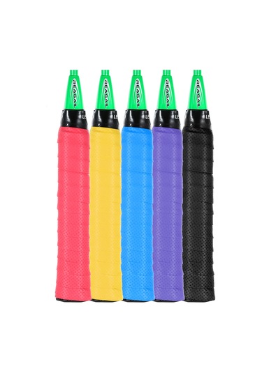 Padalink 60 Adet Pu Badminton Tenis Raket Sap Koruması - Vantilatörlü Ter Emici Antivibrasyon El Tutanı