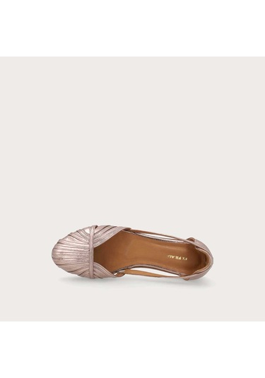 Bronzo Sneaker Kadın 03v4 Frau Lamınato Bronz