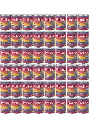 Pro Line Dana Etli Yetişkin Kedi Konservesi 48 x 400 G