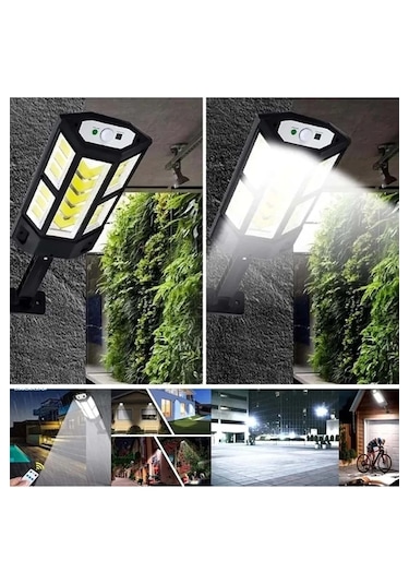 Monozone Led Lamba Sensörlü Su Geçirmez Güneş Enerjili 3 Modlu
