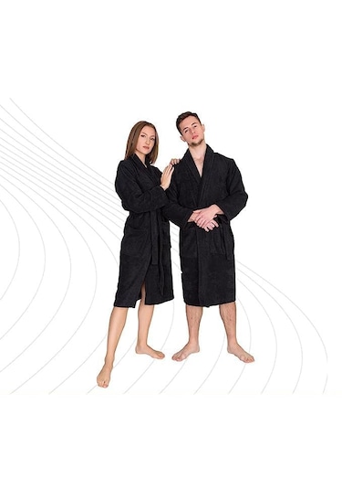 Pamuklu Bornoz Unisex % 100 Pamuklu Yüksek Kaliteli Bornoz