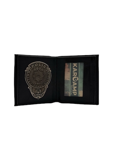 Oksitli Polis Rozetli Polis Cüzdanı