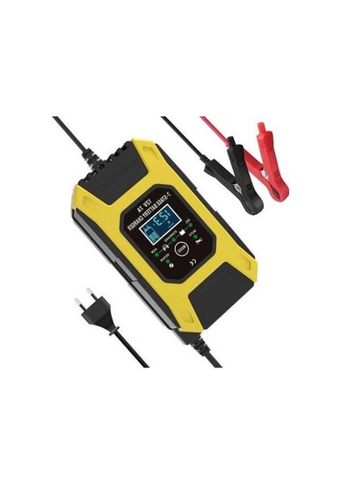 Novahub Siyah/sarı Şarj Kurşun-asit Cihazı Araç Akü 7a 12v - Hw