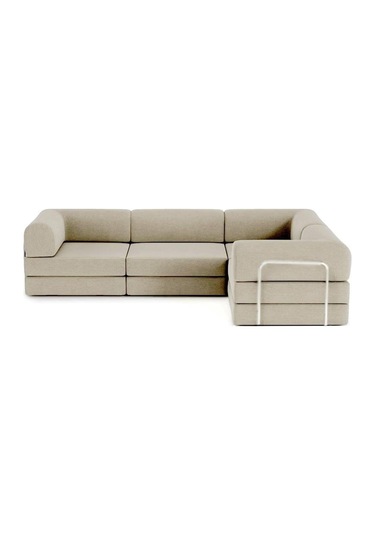 Modüler Legom L Koltuk Taş