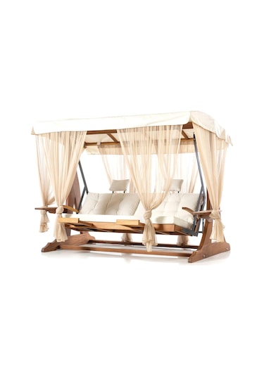 Rehome Mira Xl Ahşap Bahçe Salıncağı Ceviz