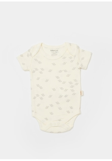 Organik Modal Fil Baskılı 2 Li Kısa Kollu Badi 001