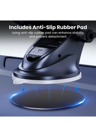 Xuweiwei Topk D48x Siyah Manyetik Araba Telefon Tutucu Güçlü Manyetizma Metal Saç Tokası Tasarımı Tek Elle Kullanım