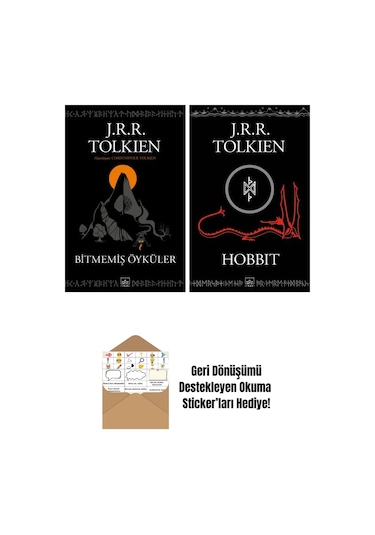 Bitmemiş Öyküler + Hobbit Siyah Kapak