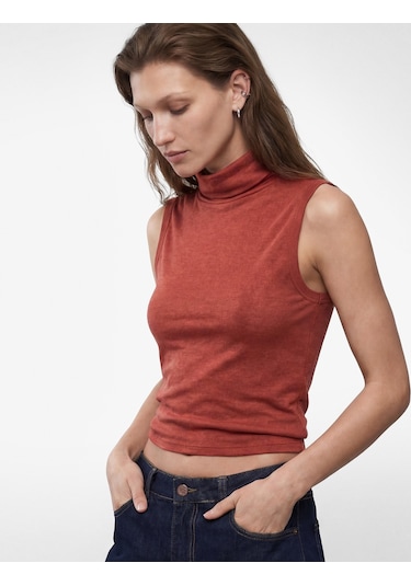 Koton Dik Yaka Kolsuz Body Kiremit 6sak10320ek Çok Renkli
