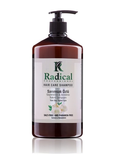 Radical Sarımsak Özlü Güçlendirici ve Arındırıcı Bakım Şampuanı 1 L