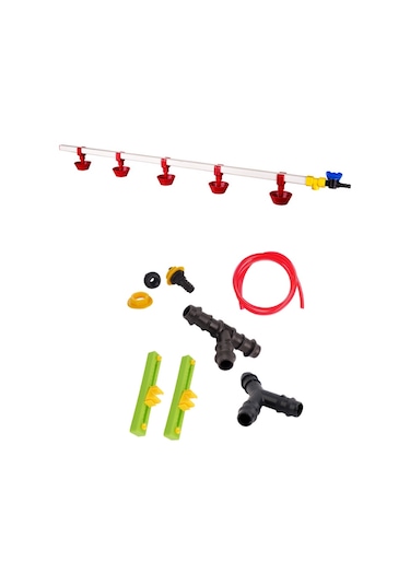 TavPet Nipel Suluk Sistemi Montaj Aparatlı 100 cm Yaylı Çanaklı